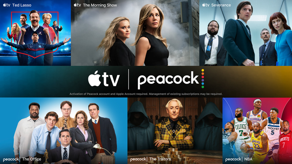 MacTrast's tweet image. Apple TV and Peacock Launch $15 Monthly Streaming Bundle for up to 30% Savings #applenews mactrast.com/2025/10/apple-…
