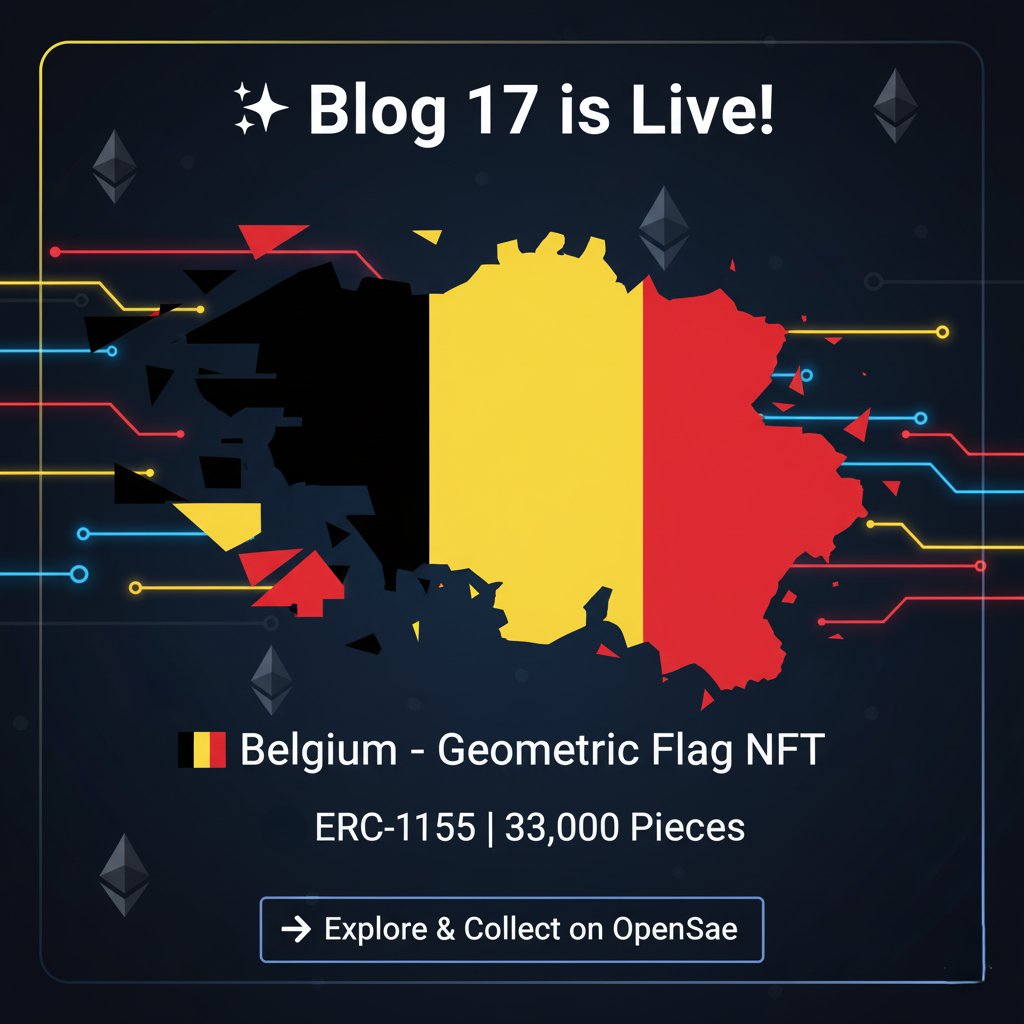 FlagLoversNft's tweet photo. 🇧🇪 Belgium – Geometric Flag NFT
A digital symbol of 🇧🇪 strength, unity & pride 💛🖤❤️
Built on Ethereum | ERC-1155
🖼 33,000 NFTs
🔗 https://t.co/Q8DIUYG4EZ
#Belgium #NFT #FlagLovers #DigitalArt #Web3 #EthereumNFT #NFTCommunity https://t.co/O7WZV57AGX