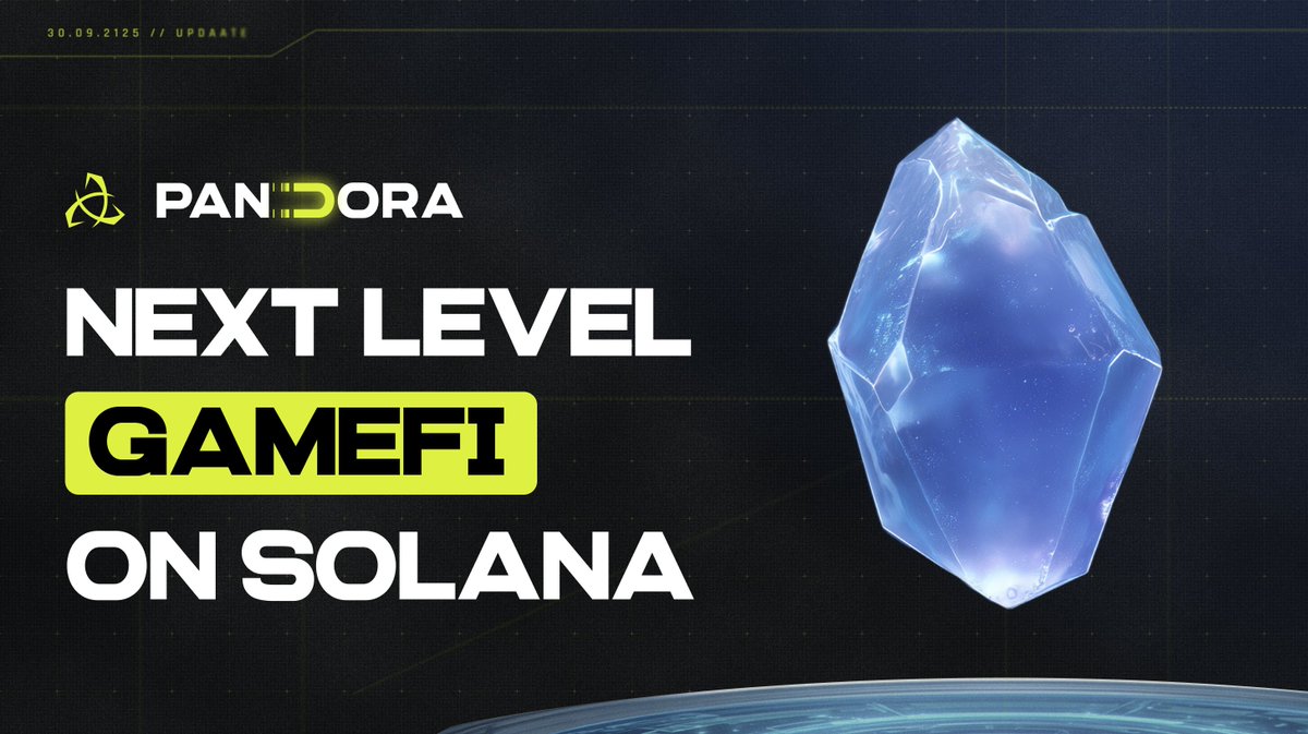 pandoradotgame's tweet image. What is Pandora? 🛸

Pandora is a bold GameFi experiment built on Solana. It begins with a fully onchain game that lays the foundation for a no-code game builder platform👇