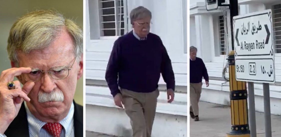 Remember this?

John Bolton in Qatar.

It’s going to be very important very soon.

Selling America…