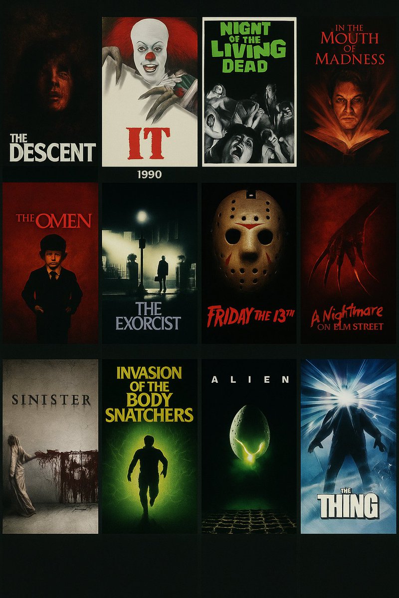 12 peliculas, muy dificil elegir, trate de no quedarme solo en lo mas viejo asi q inclui un par del siglo xxi