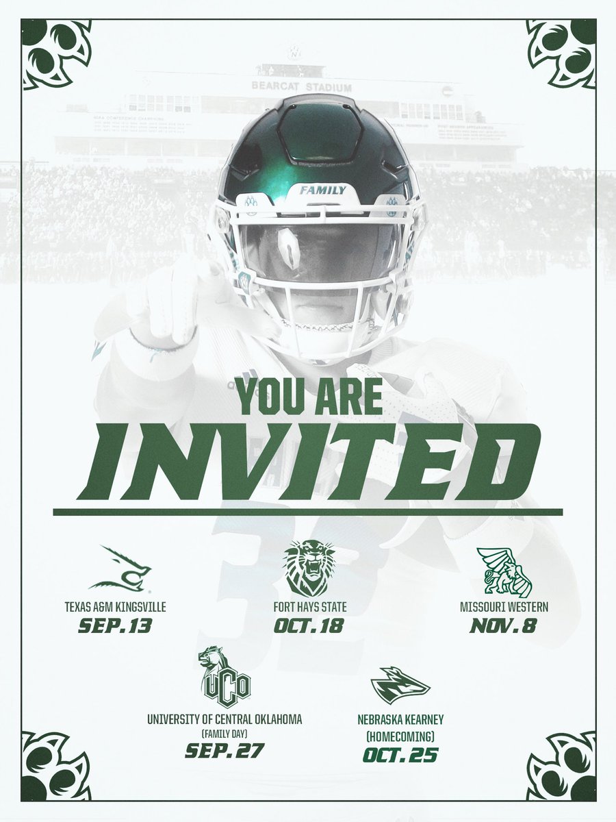 Thank you <a href="/CoachBostNW/">Chad Bostwick</a> and <a href="/NWBearcat_FB/">Northwest Football</a> for the Gameday invite and for wishing me good luck this Friday! I’m looking forward to being on campus and watching a game!
<a href="/CoachMcMenamin/">John McMenamin</a> #gobearcats