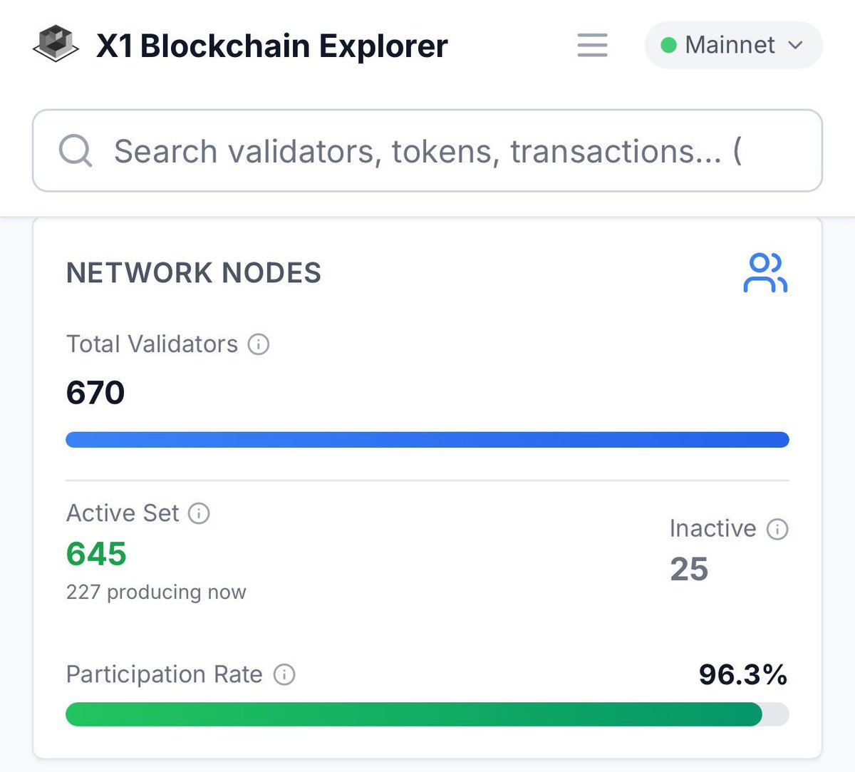 Shaka_Vibes's tweet photo. 🚀 X1 is LIVE — an SVM-based blockchain already nearing 700 validators.
@backpack and @phantom who’s going to be first to fully integrate #X1 into your wallet?
If we rallied ~670 validators this fast, imagine what happens when the chain opens to the public. 🔷🔷🔷🔷🔷 https://t.co/7EQB51UsSz