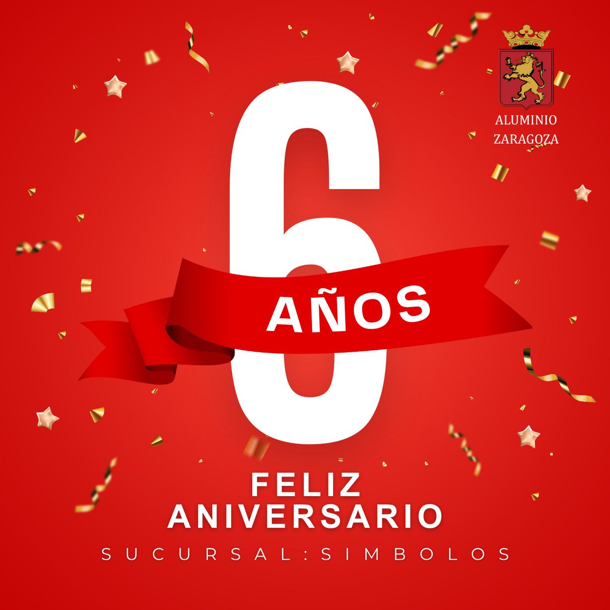 RHAluminioZA's tweet photo. ¡Octubre de fiesta en Aluminio Zaragoza!🥳
Este mes celebramos a nuestras sucursales de Oaxaca
🎂 Oaxaca (2017) 8 años de historia
🎊 Símbolos (2019) 6 años de esfuerzo y crecimiento
💪 ¡Felicidades a todos los colaboradores de estas sucursales por su entrega y pasión!💖 https://t.co/m6SeLjxxJt