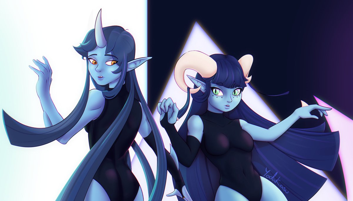Yodakasu's tweet photo. #oc #digitalart #CLIPSTUDIO https://t.co/DJeZ17uBpL