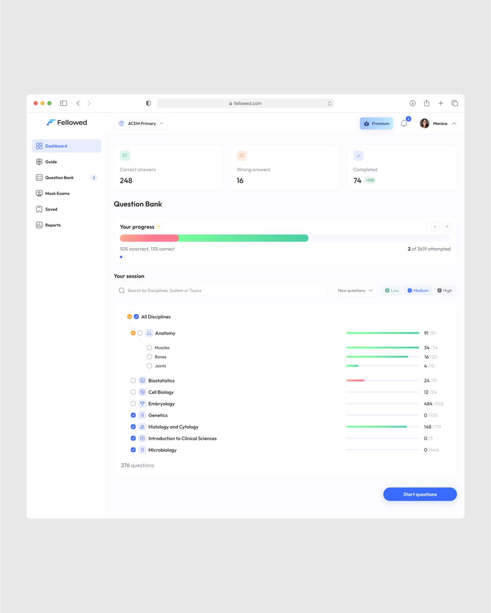 ArtSelianov's tweet image. Design for a leading medical education platform — guiding you from student to specialist.
#uidashboard #quiz #tests #webdesign #ui #ux