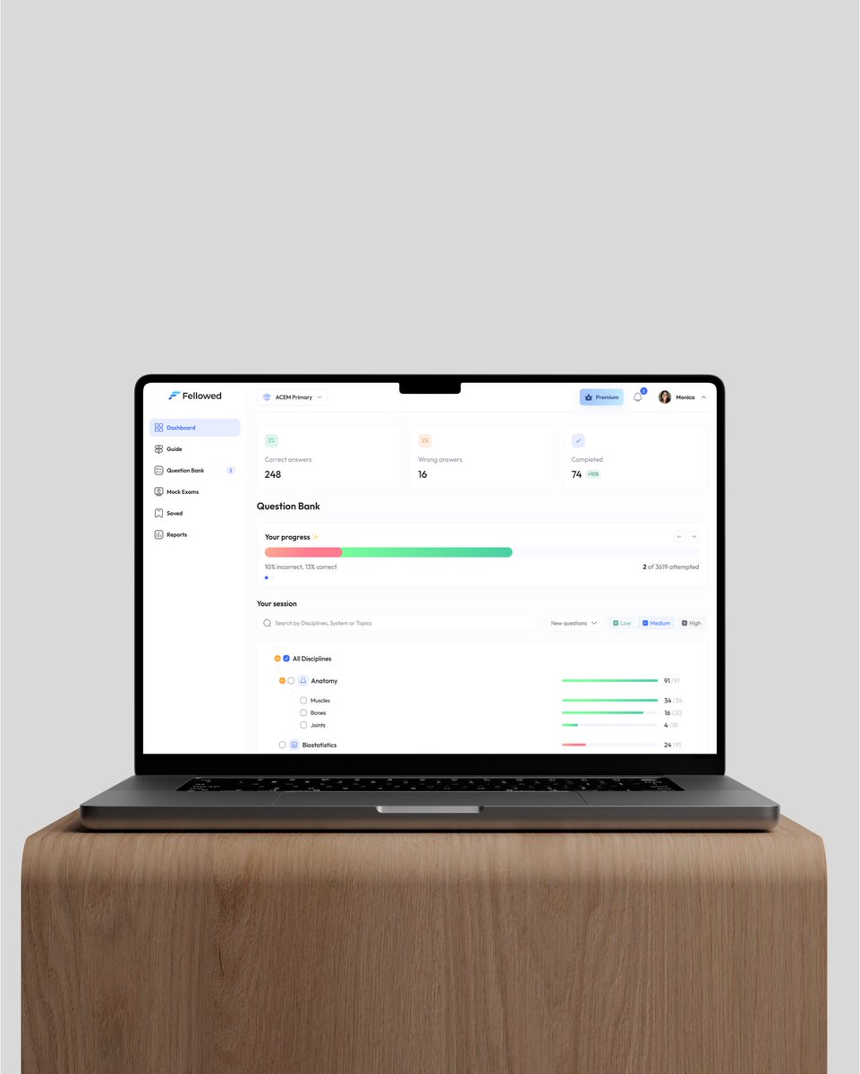 ArtSelianov's tweet image. Design for a leading medical education platform — guiding you from student to specialist.
#uidashboard #quiz #tests #webdesign #ui #ux