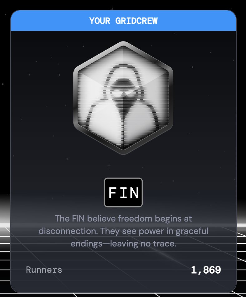 doctorcrowe's tweet image. i've made my choice

what about you?

gridcrew.nexus.xyz