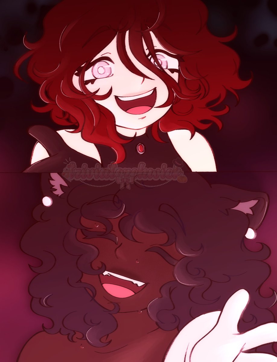 triviatorchwick's tweet image. &quot;i know my love was different from yours. but it was love, too&quot; ❤️💜

mizisua redraw cm for @smxkeylight !! this was SO fun to do ! #rwby #ladybug