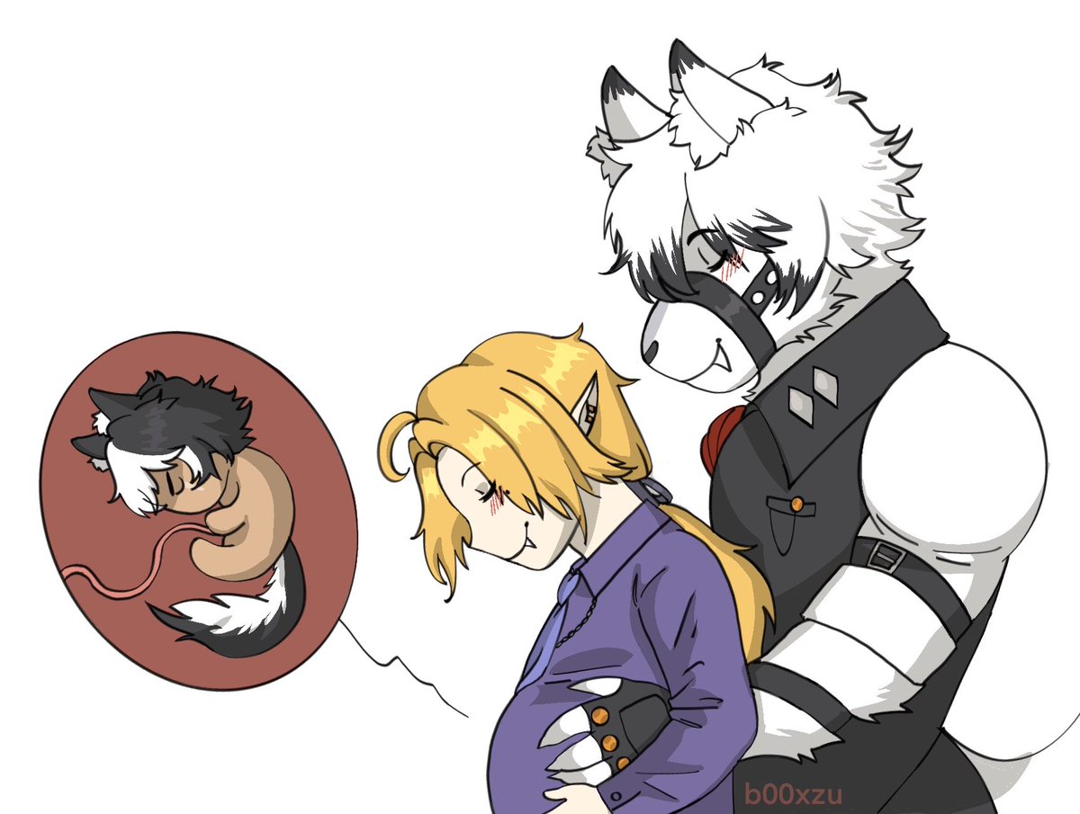 Ideal family! #lycahugo #KomanoManato #zzzero