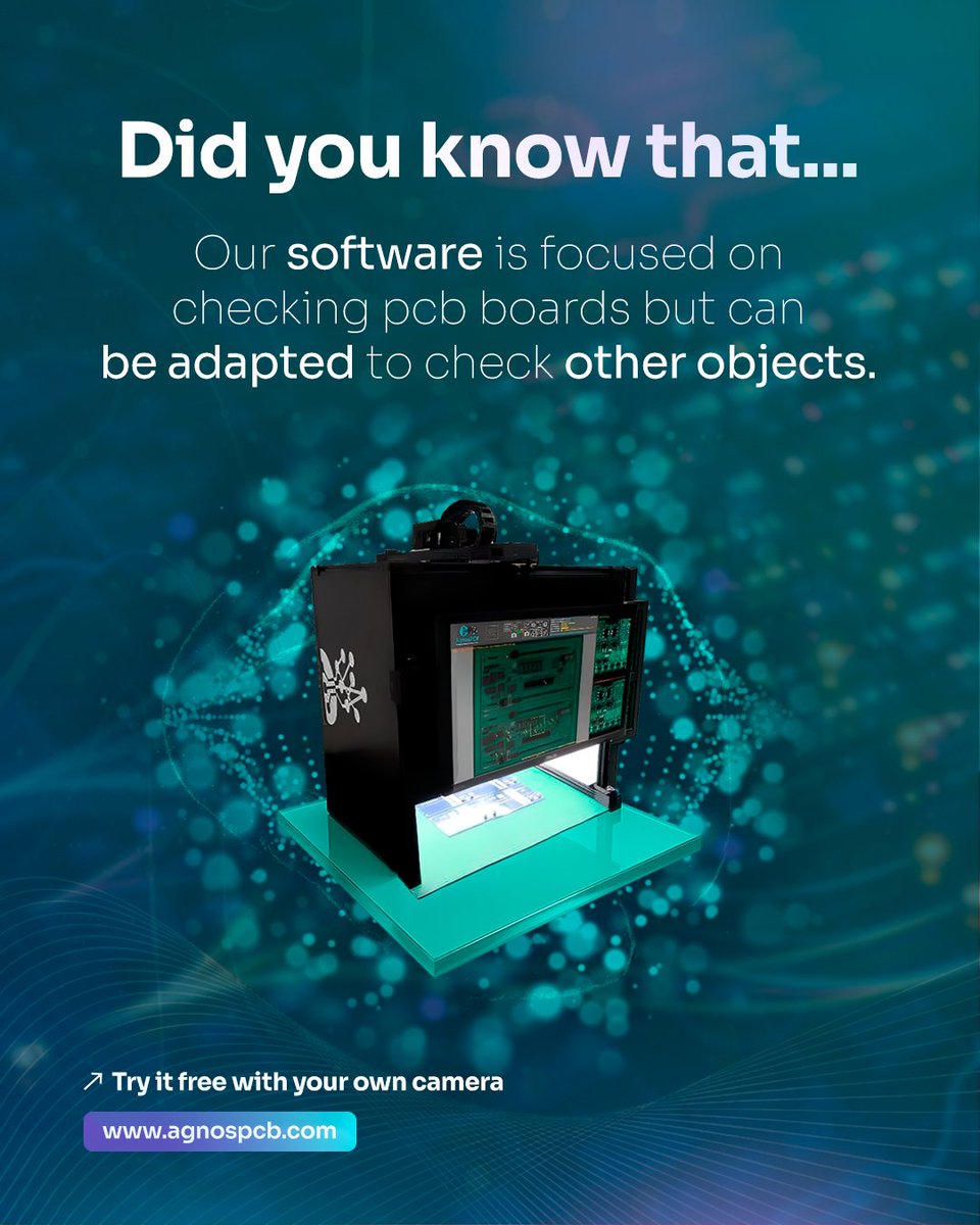 Artificial Intelligence powered AOI | AgnosPCB tweet media