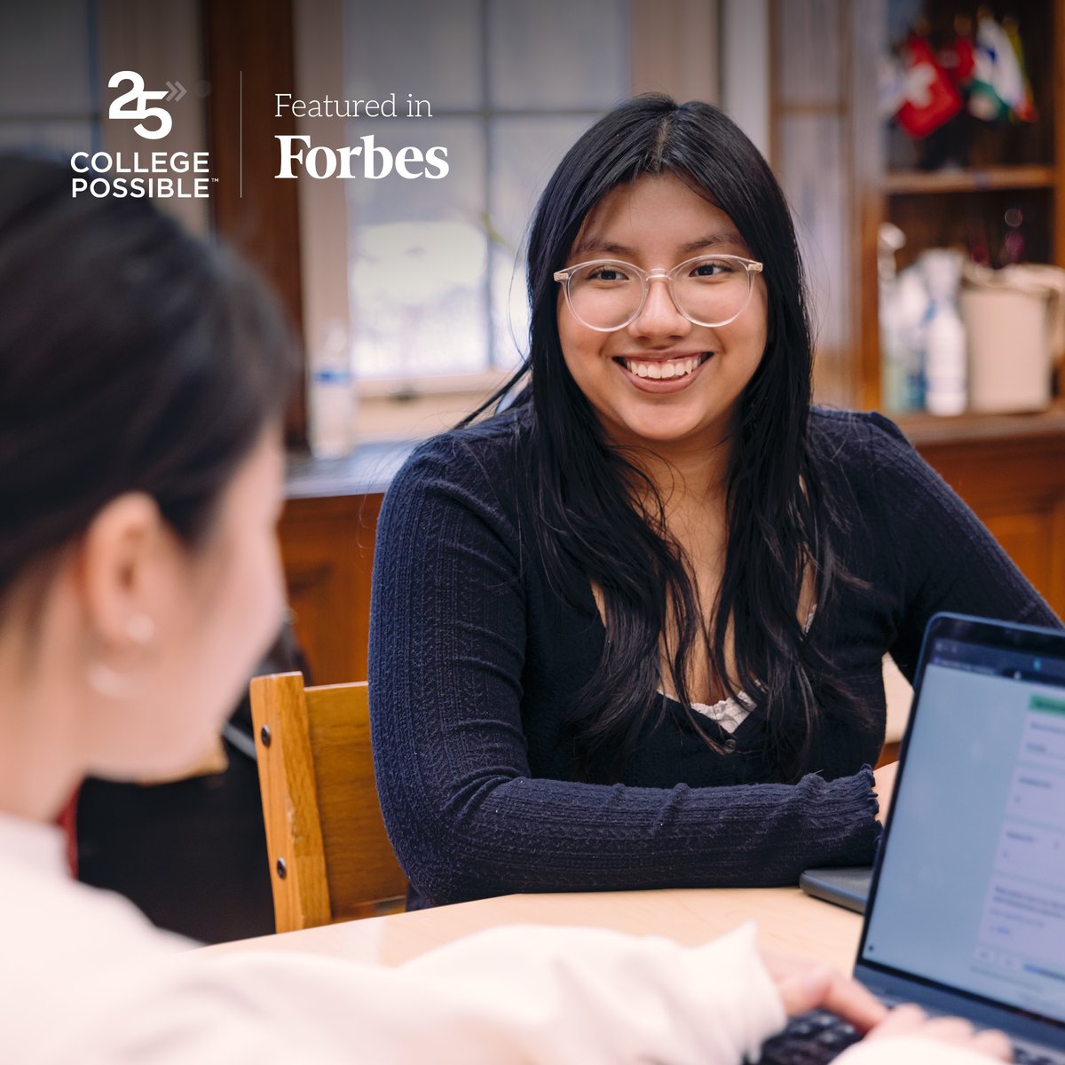 CollegePossible's tweet photo. As seen in @Forbes—@CollegePossible launches #CoachPossible, a game-changing student support solution built with @salesforce @edcloud. Combining human coaching + generative #AI, gives students 24/7 guidance + coaches more time for what matters most. https://t.co/XzfCJngkIJ https://t.co/SJ0eusqhYm