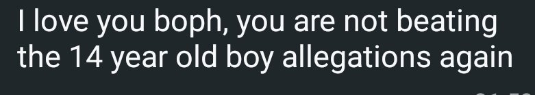 I will never be free