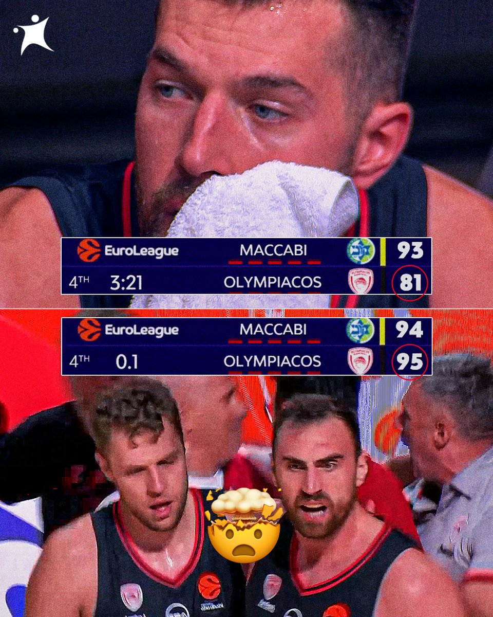 BasketNews_com's tweet image. OLYMPIACOS WITH ONE OF THE WILDEST COMEBACKS YOU'LL SEE THIS SEASON 🤯