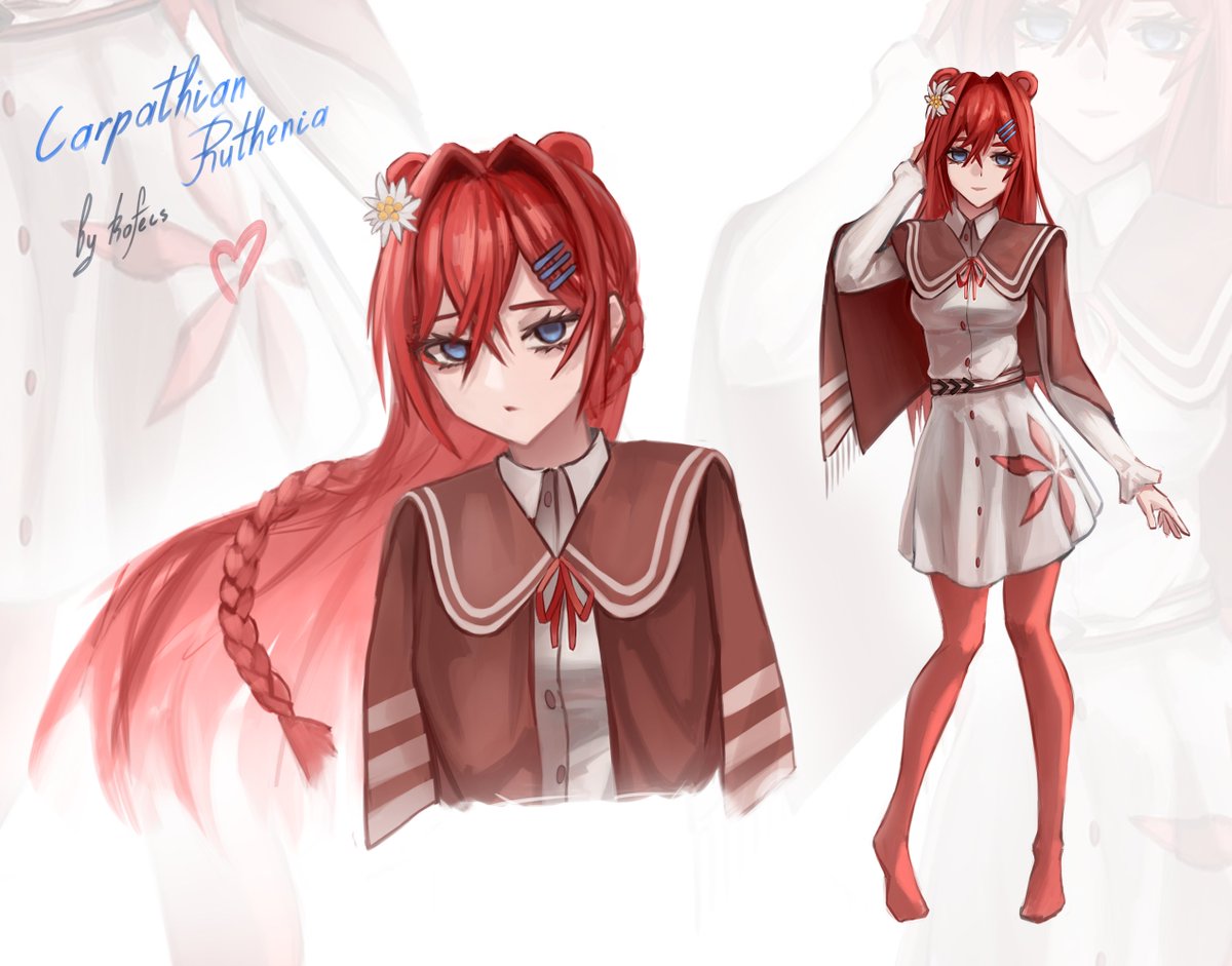 kofecs's tweet photo. The only thing that made me drop everything and start drawing again was the idea of humanizing my homeland - Carpathian Ruthenia❤️

#イラスト #animeart #絵描きさんと繋がりたい #OC #illustration #artwork #rusyns #Transcarpathia https://t.co/uoXvhBxQUX