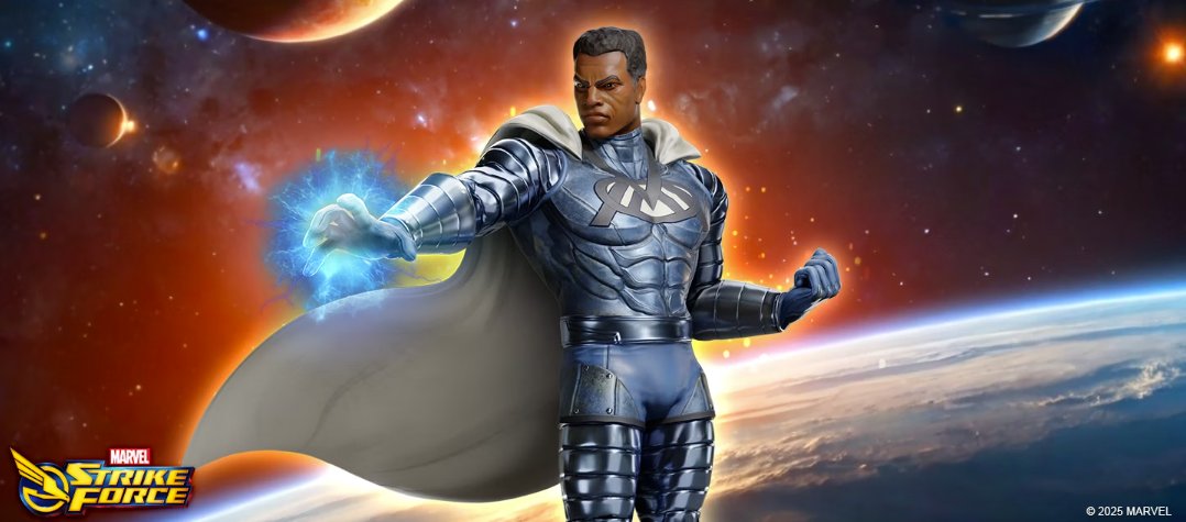 MarvelStrikeF's tweet photo. Blue Marvel is almost here, and the wait is nearly over! The cosmic powerhouse is set to join MARVEL Strike Force, and we’ve got all the juicy details on how you can recruit him to your roster. 

🌐https://t.co/sauU9UH63X https://t.co/YEgVynKKe1