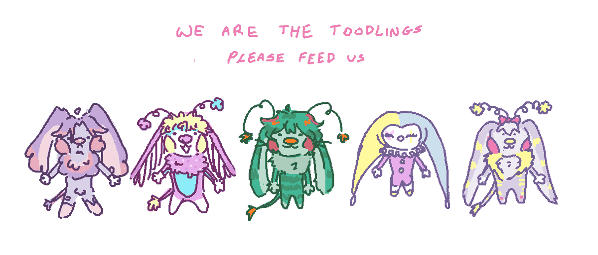 powderus1855's tweet image. drew every toodsona i could find so far😋 #ToodlesDoodles @bogwater02
(the toods belong to @BippetSnippet @kyuke52 @joyabiii and @PinkDoctorsNote)