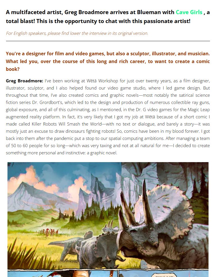 Greg Broadmore tweet media