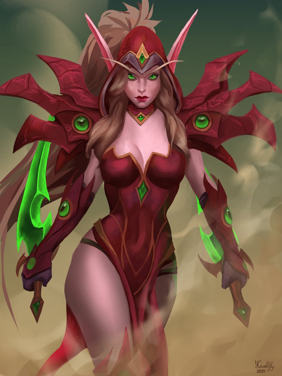 Valeera Sanguinar fanart. 🗡️

#wow #warcraft #elf #midnight