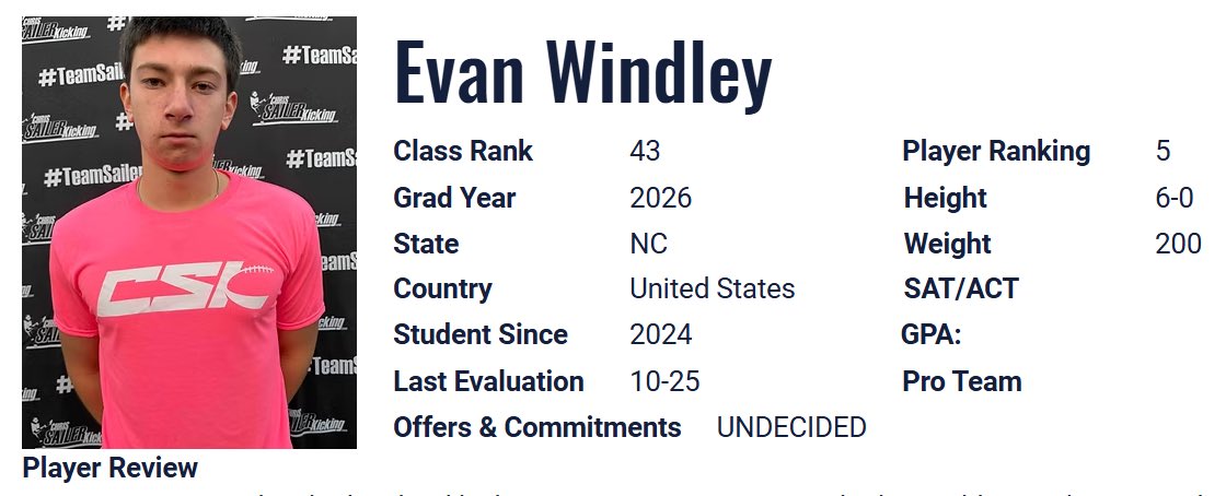 evan_windley's tweet image. Excited to be ranked as a 5 Star with @Chris_Sailer‼️

@DrStevenWright @MattWogan6