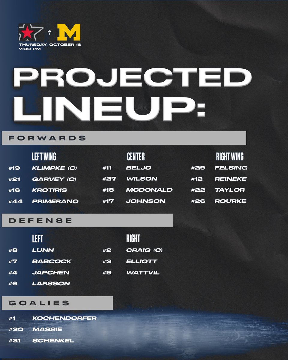 Tonight’s lineup at Michigan! 

📺: <a href="/BigTenPlus/">B1G+</a> 

#BobbyMo