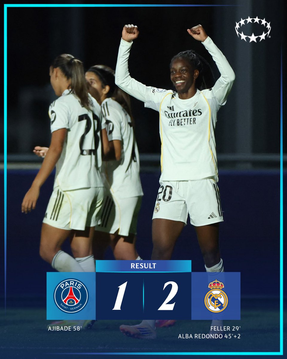 Two wins in two for Real Madrid 😎

#UWCL