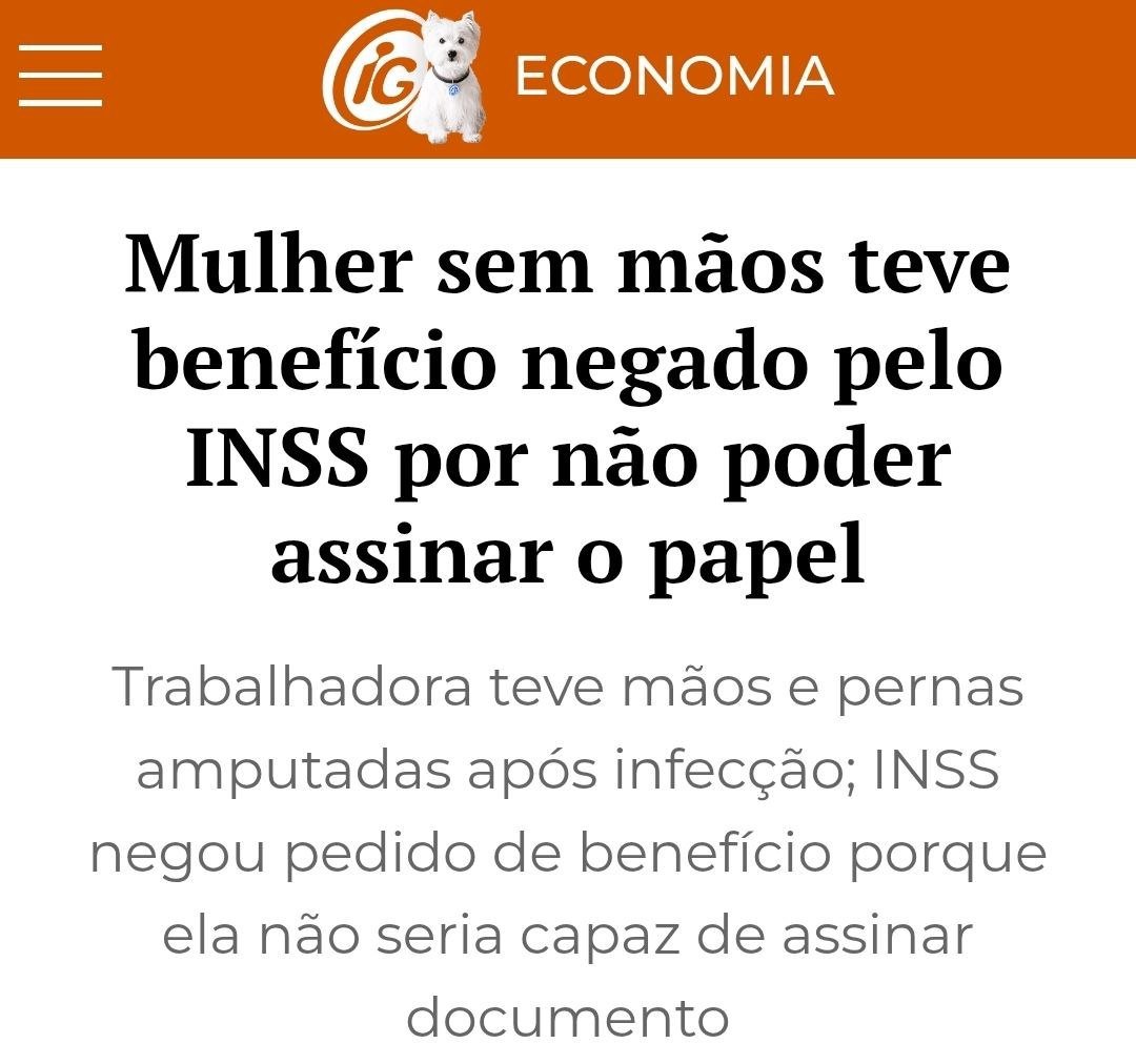 pmarcelo1972's tweet image. Brasil 2025: o governo que promete “inclusão” nega benefício a uma mulher sem mãos — porque ela não conseguiu assinar o papel. 🤡🇧🇷
Mas claro… o problema é o “golpismo da oposição”, né?