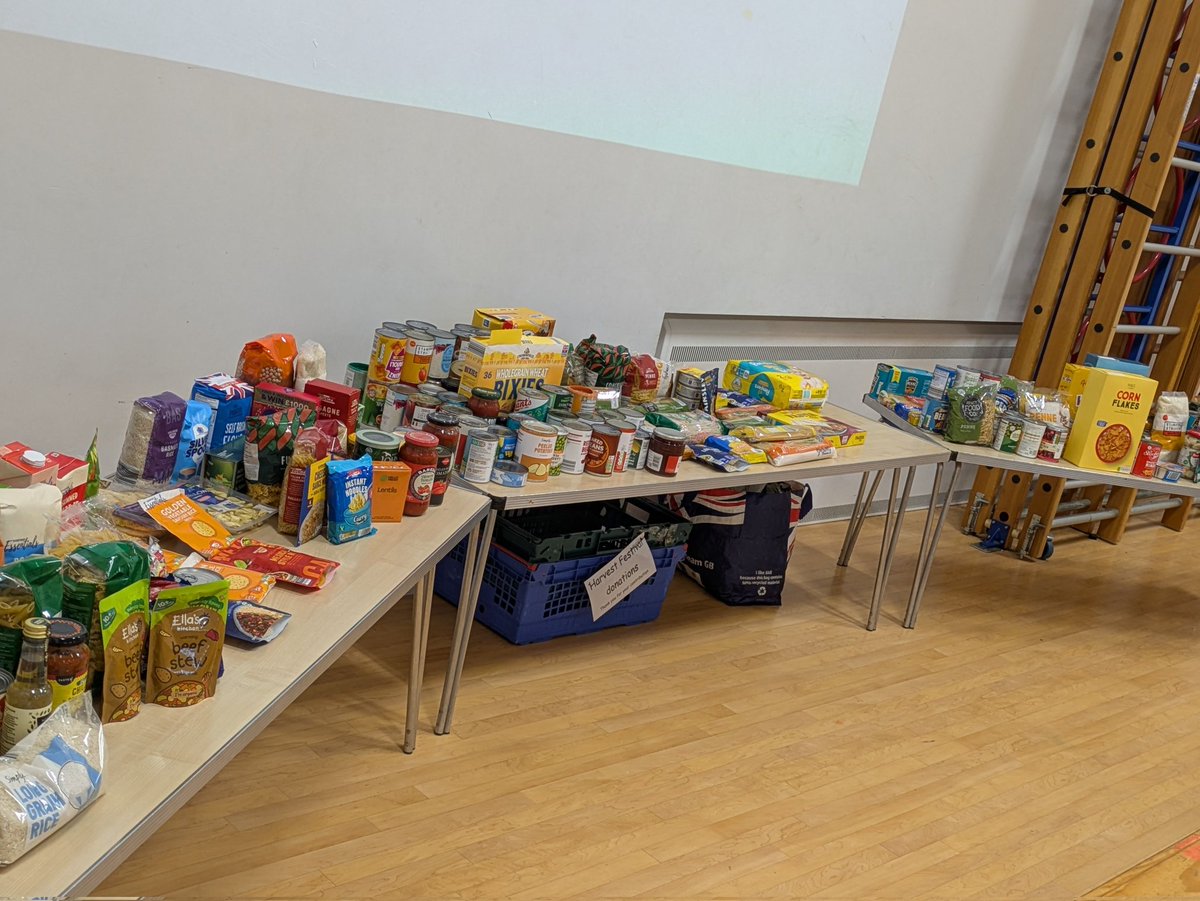 AaronWanford's tweet photo. πΎ Harvest joy at Jupiter Primary!
Year 1 led a beautiful assembly on gratitude & giving. Huge thanks for the amazing donations to Hemelβs community fridge! π§Ίπ½
A true display of Responsibility β one of our core values. π
#HarvestFestival #JupiterPrimary #ValuesInAction https://t.co/5u5MmTbUZy