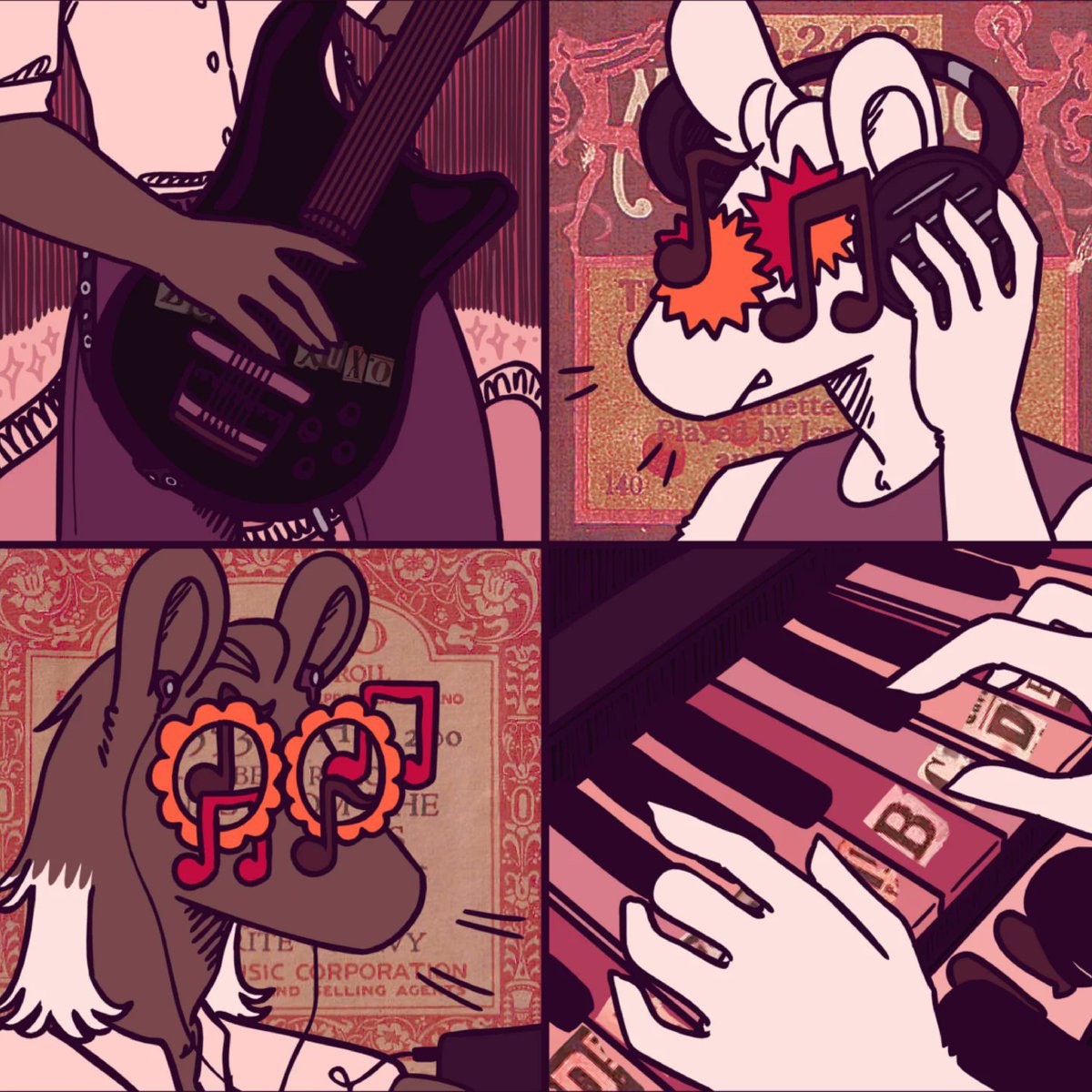 "Scoop of Theratpy" is the first album released by the creator (Beetlerat, he/they) and musician (Robingo, she/her) of the webseries "Theratpy: With my Intrusive Thoughts".  Preorder this album by <a href="/BeetleRatedR/">beetlerat</a> at fluffandstuff.net/products/scoop…