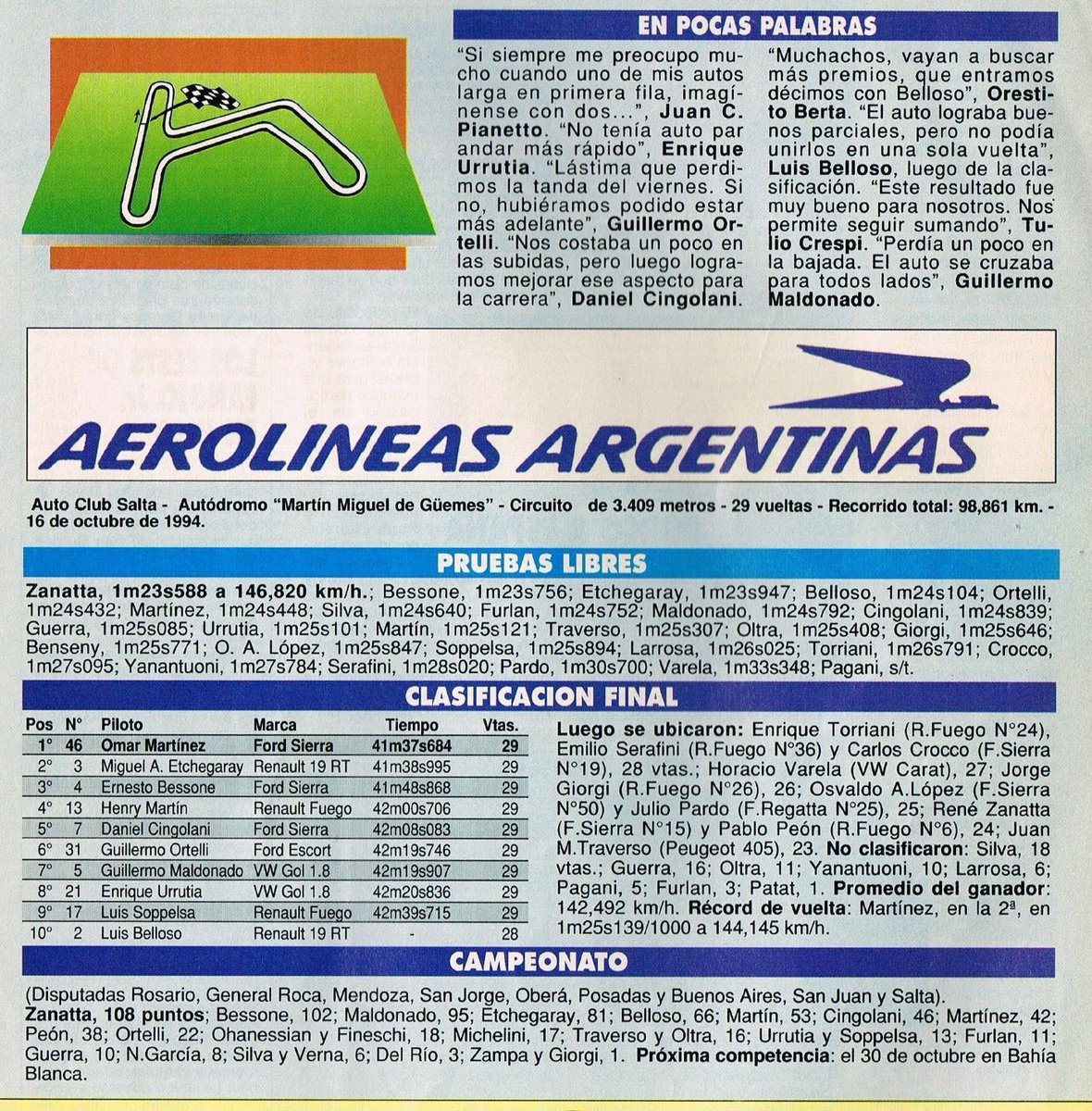 PatoG82's tweet photo. Nota de revista Corsa 🔗 https://t.co/LKXV8XHexB

#TC2000 #TC2000enSalta #GuriMartinez #TotoEtchegaray #TitoBessone #RevistaCorsa #AutodromodeSalta https://t.co/gzNi6Wi02J