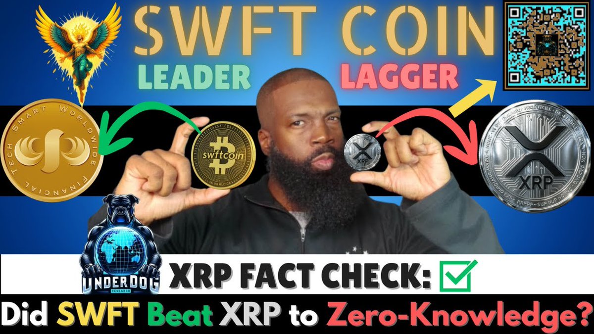🔥 $SWFT Coin vs $XRP 🔥

Who really led the way in Zero-Knowledge Proofs?
Many $XRP holders believe Ripple’s ODL was first but the truth goes deeper.

In this Underdog Research breakdown I uncover:
➡️ SWFT Coin’s early ZK adoption
➡️ Ripple’s narrative vs reality
➡️ Union Square