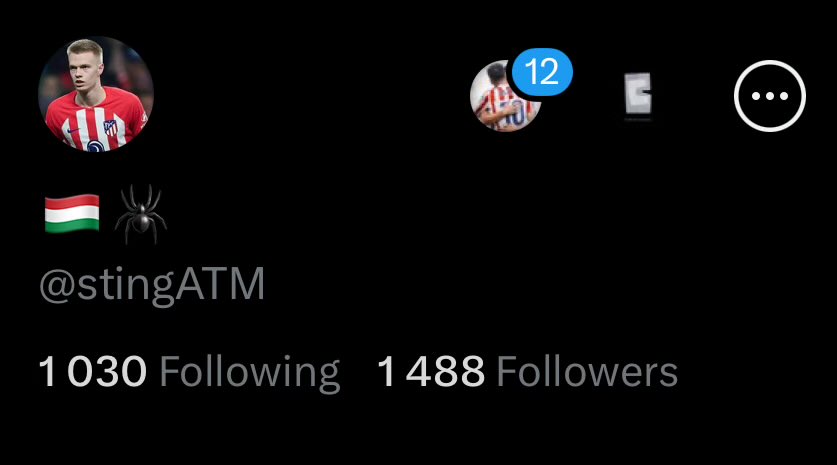 Can we reach 1,500 followers by the Atleti-Osasuna game, Sting Nation?