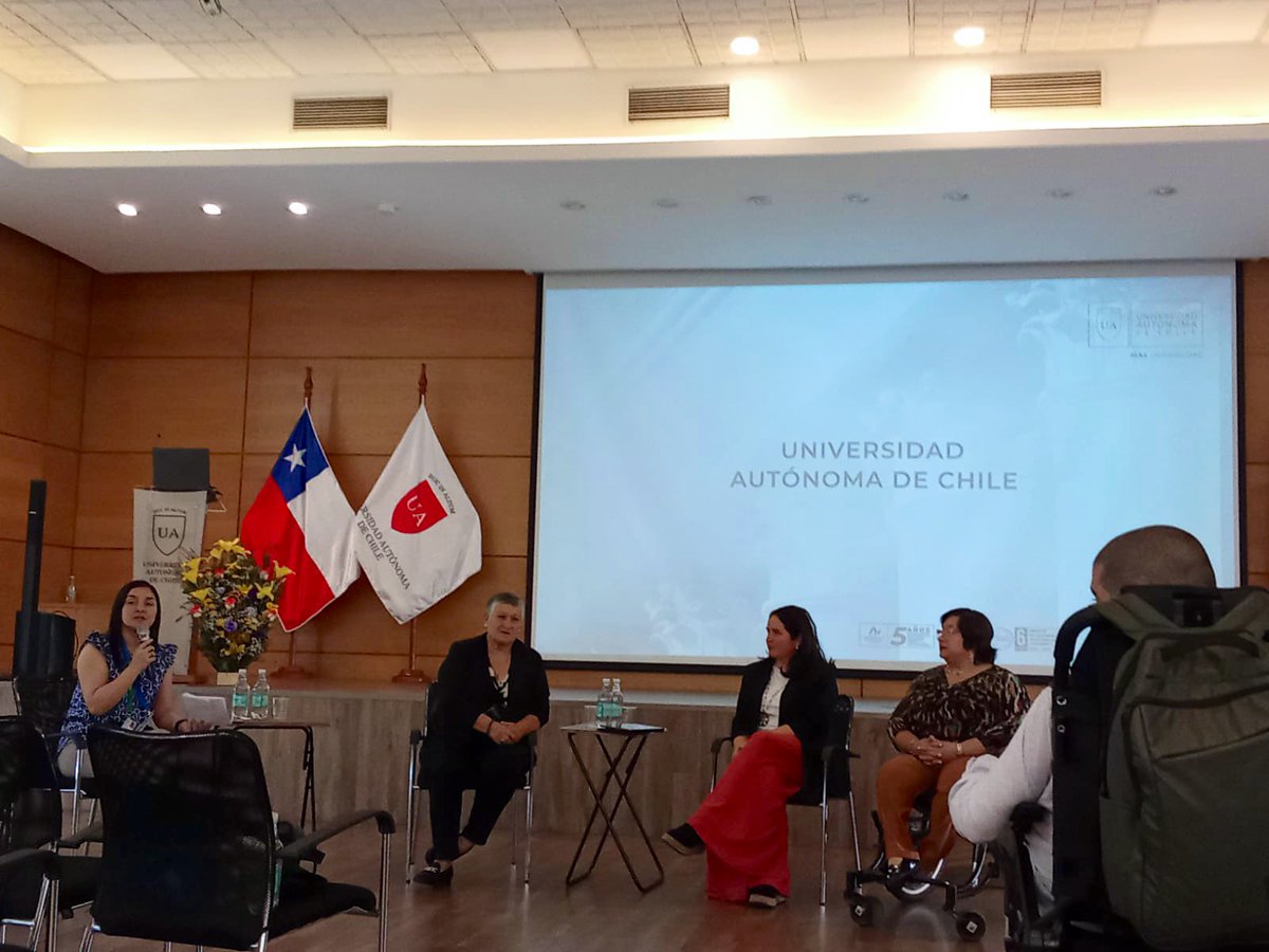 Nuestro director, Cristian Silva, participando hoy como expositor en el seminario internacional sobre Autonomía y Autodeterminación de Personas con Discapacidad en la <a href="/uautonomachile/">UA</a>