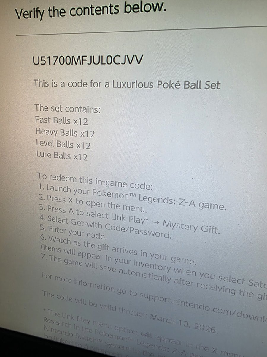 So <a href="/NintendoAmerica/">Nintendo of America</a> and <a href="/Pokemon/">Pokémon</a>  how does 12 = 3? Pokemon ZA purchase code worked but only got 3 of each ball...