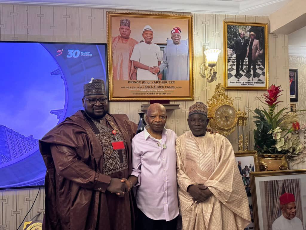 COURTESY VISIT
16/10/2025

Earlier today, Hon. Aminu Suleiman along with the  MD/CEO, Northwest Development Commission (NWDC), Prof Abdullahi Shehu Maaji to pay a courtesy visit to an elderstatesman and oil mogul who is also the Chairman/CEO of Atlas Oranto Petroleum,