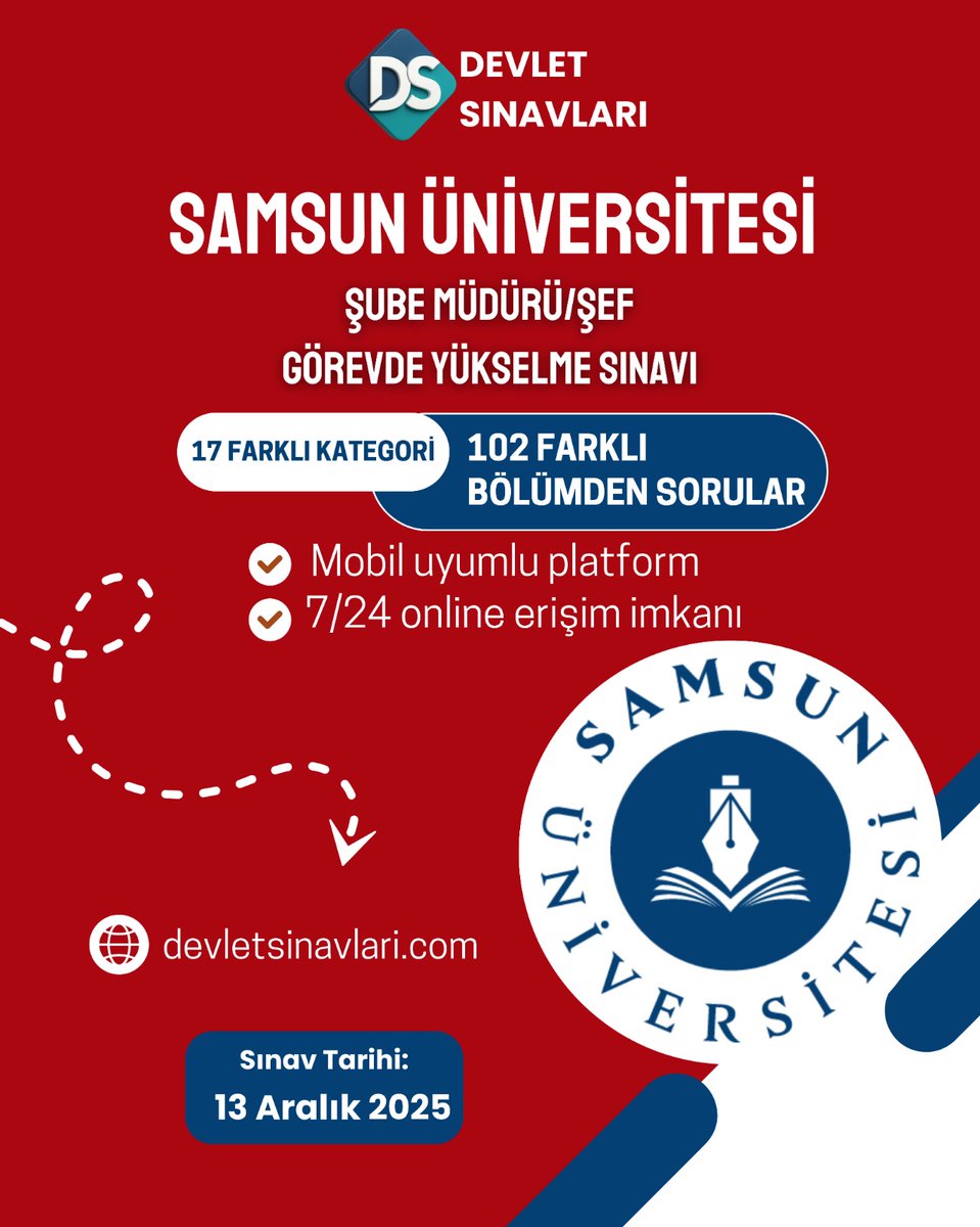 devletsinav's tweet photo. Devlet sınavlarına hazırlananlar için 5 yeni eğitim paketiyle sınavda başarılı olma yolunda bir adım daha atın! 🎯
💻 Paketlerimiz hakkında detaylı bilgiye https://t.co/nFIq8y5fz9 üzerinden ulaşabilirsiniz.
Hadi, hazırlığa başla! 📝
#DevletSınavları #Eğitim #SınavHazırlık #Sınav https://t.co/bdB9coBPMb