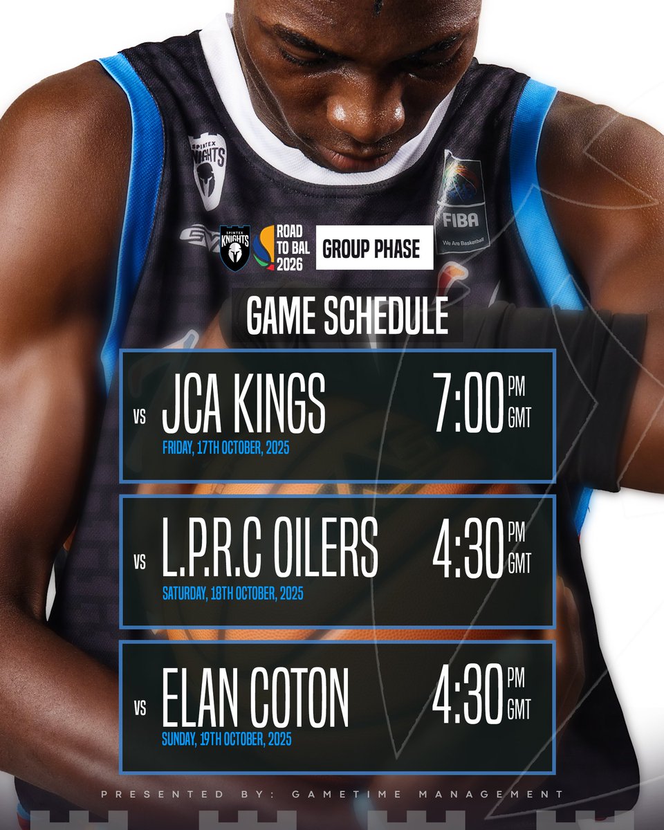 Three games. One goal. 🏀⚔️
The Road to BAL 2026 starts now!

#SpintexKnights #Road2BAL #wearenobles🏀⚔️ #ForTheCity