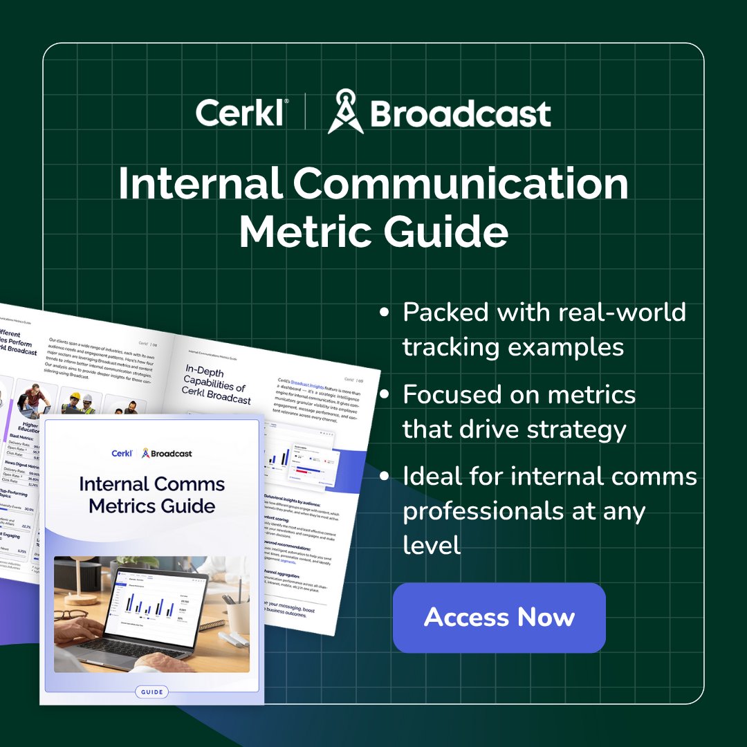 Stop guessing. Start tracking. 

Our free Internal Comms Metric Guide shows you how to measure what matters, prove ROI, and turn communication data into real impact.

Start tracking smarter.

Download now: hubs.ly/Q03P1X4Q0