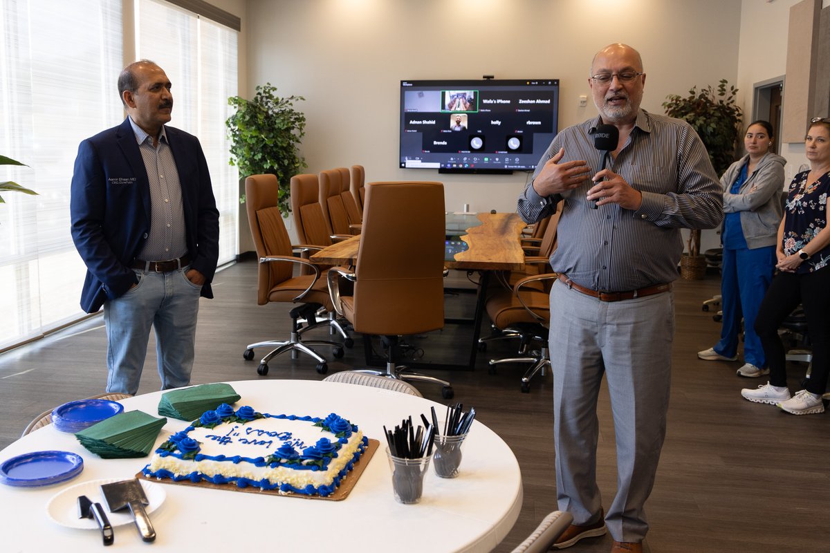 CorePath's tweet image. We celebrated Boss’ Day at CorePath with cake 🎂 and heartfelt words from Dr. Ehsan & Dr. Rao. Thank you to all the leaders who inspire our team every day, living out our motto, #CaringforLives 💙
#BossDay #Leadership #TeamAppreciation #LabLife #Gratitude