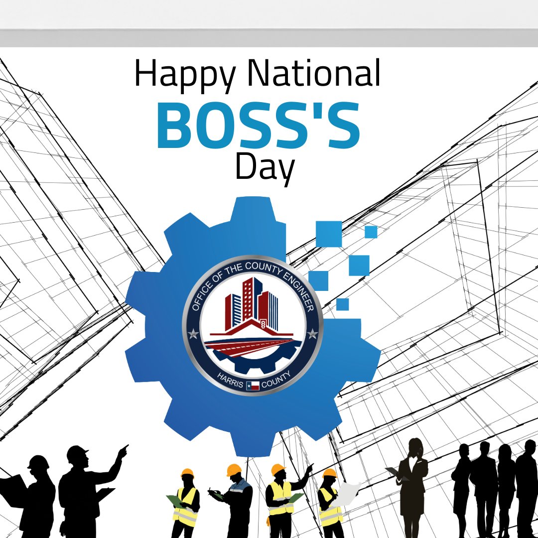 Happy Boss’s Day!
Today, we celebrate the incredible leadership that guides the Office of the County Engineer. Each of our Executive Leaders brings vision, dedication, commitment to excellence, and community focused infrastructure across Harris County.
#BossesDay #Leadership