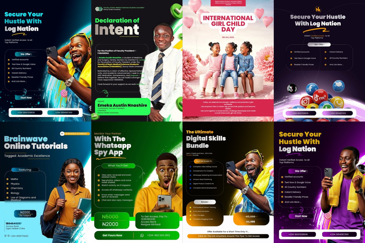 _ugochisandra's tweet image. 🔸 Good visuals don’t just look nice, they communicate.
🔸 They make people stop scrolling.
🔸 They build trust in seconds.
🔸They turn browsers into buyers.
Need amazing visuals for your brand?
Hire me for your next design project ✅