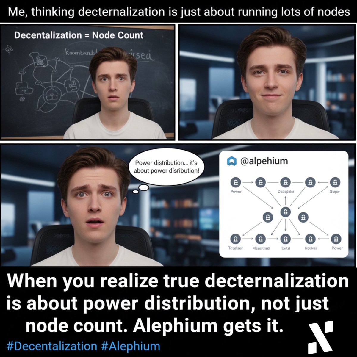 etuk_simeon's tweet image. We’ve reached a point where decentralization isn’t about how many nodes you run, but how much power you distribute.

@alephium’s approach to sharding keeps that spirit alive, scaling without sacrificing the essence of PoW.

#BlockchainDesign $ALPH #alephium