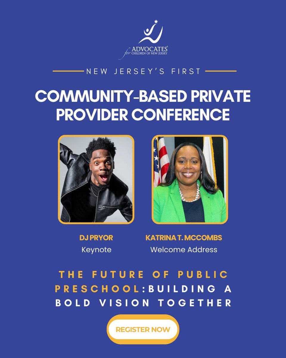 DAF_ECEducator's tweet image. Honored to serve on the planning committee and supporting the FIRST NJ Conference for Community Providers partnering with school districts! Grateful to be part of such important conversations around collaboration and support. #CommunityPartnerships #EdLeadership #ECEducators