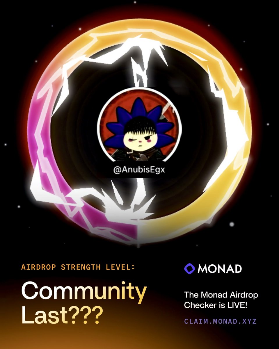 thanks <a href="/monad/">Monad (mainnet arc)</a> for the tier upgrade 
always knew that i’m core community 💜
