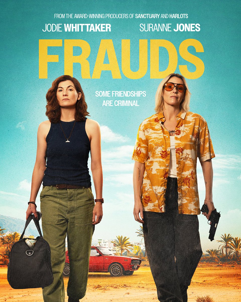 It’s risky. It’s darkly funny. And it’s got people talking...

Suranne Jones and Jodie Whittaker have viewers hooked on #Frauds, and it's easy to see why.

The action continues Sunday at 9pm on ITV1.

Co-Produced by TeamAkers &amp; Monumental Television, part of #ITVStudios.