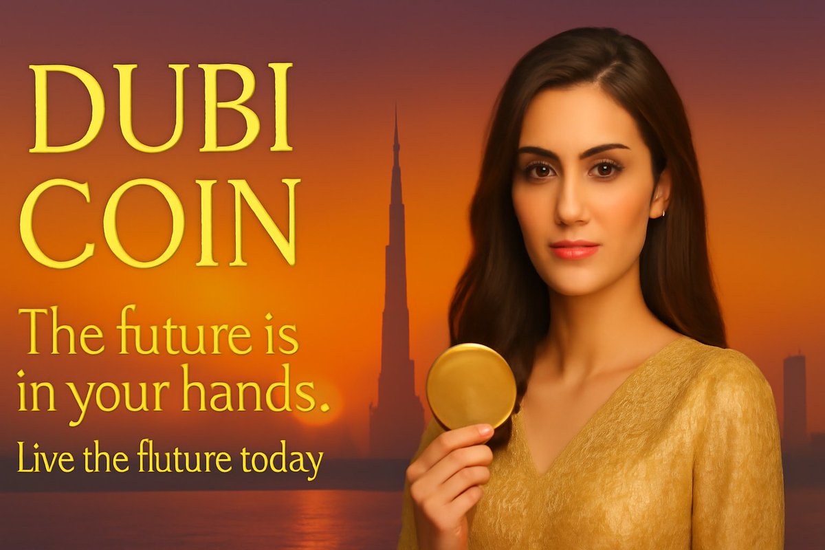 FDLBOOK's tweet photo. Built on Ethereum, DUBI COIN blends innovation, trust, and elegance to shape a smarter financial world.
Join us as we redefine digital investment — the luxury way .
#DubiCoin #Dubai #Blockchain #Crypto #Web3 #Ethereum #Investment #LuxuryFinance #SmartWealth #DigitalAssets #UAE https://t.co/lSMdBU5PlT
