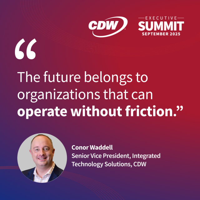 Rex Russell (@rexrussell2) on Twitter photo Friction is holding your organization back. But how can you leverage good friction while eliminating bad friction? Get the answers from <a href="/CDWCorp/">CDW Corporation</a>’s Conor Waddell in this #CDWExecutiveSummIT exclusive. dy.si/MfX7ui Friction is holding your organization back. But how can you leverage good friction while eliminating bad friction? Get the answers from <a href="/CDWCorp/">CDW Corporation</a>’s Conor Waddell in this #CDWExecutiveSummIT exclusive. dy.si/MfX7ui