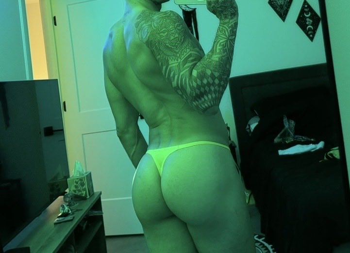 ass always be looking crazy in a thong