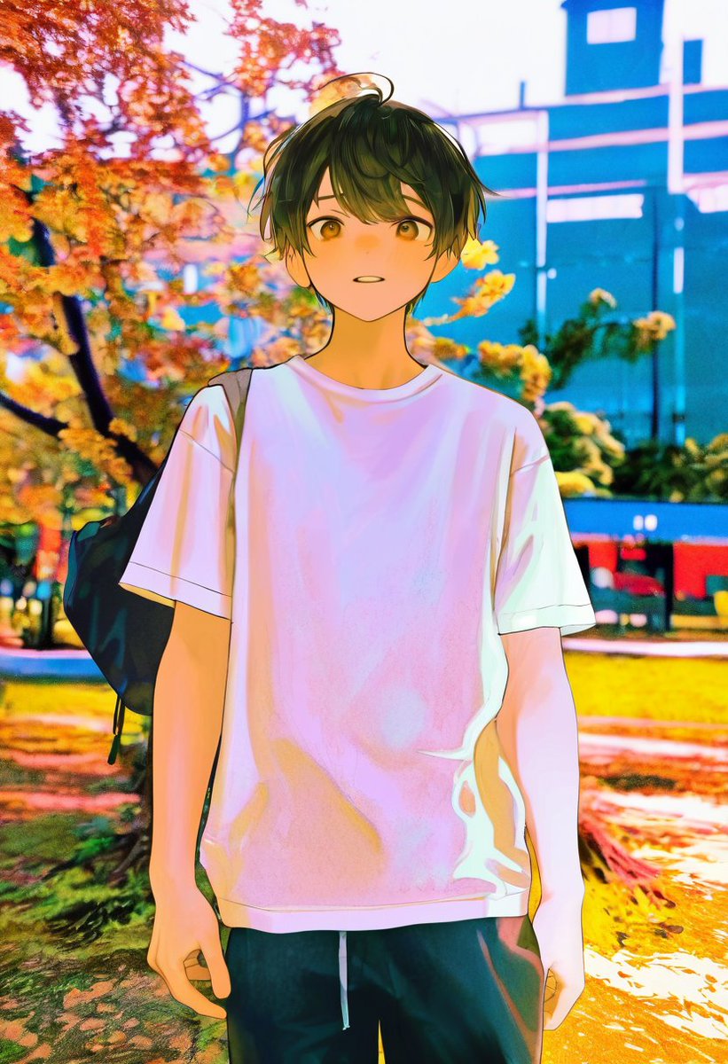 CapdamAI's tweet image. my silly ass: *puts mature male in prompt*
NAI: FUCK YOU! here's a regular dude BITCH