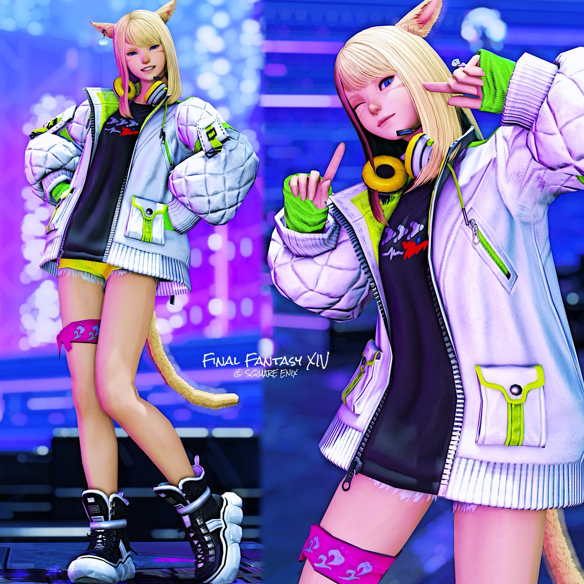 panffxiv_ss's tweet image. や～～～っと空気取れた～～～…長かった…😇
#FF14 #ミコッテ #おはミコ #SAM_FF14